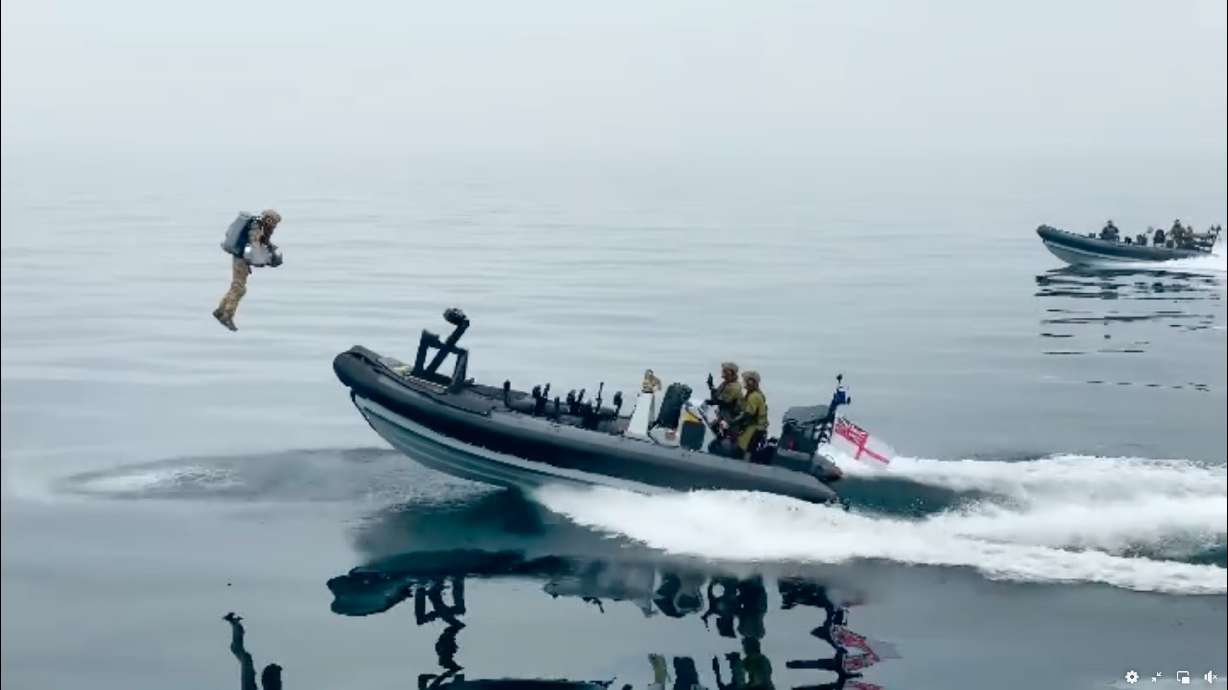 Have You Seen This? World's most incredible jetpack takes to the seas