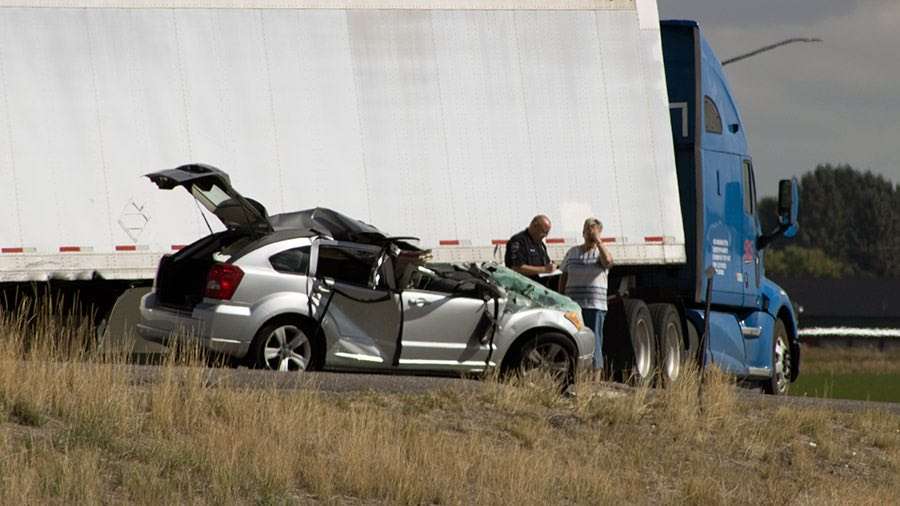 Patrick Rhodes and his daughter were involved in a crash in Rexburg on Monday.