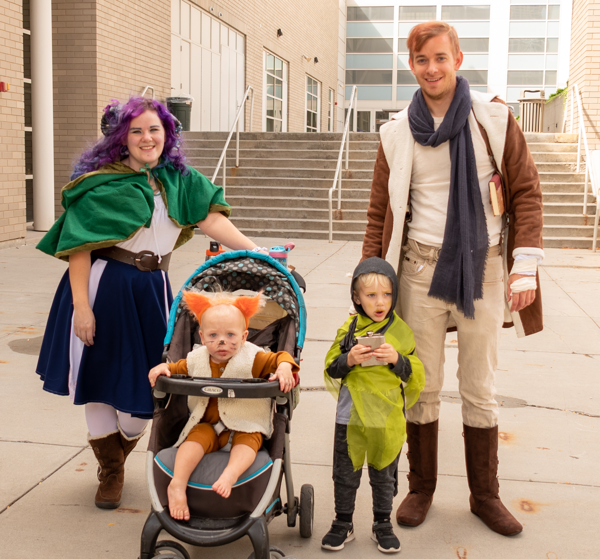 Characters from "Critical Role" cosplayed by the Jensen family at FanX 2021 Salt Lake Comic Convention in downtown Salt Lake City.at the 2021 FanX Salt Lake Comic Convention in downtown Salt Lake City.