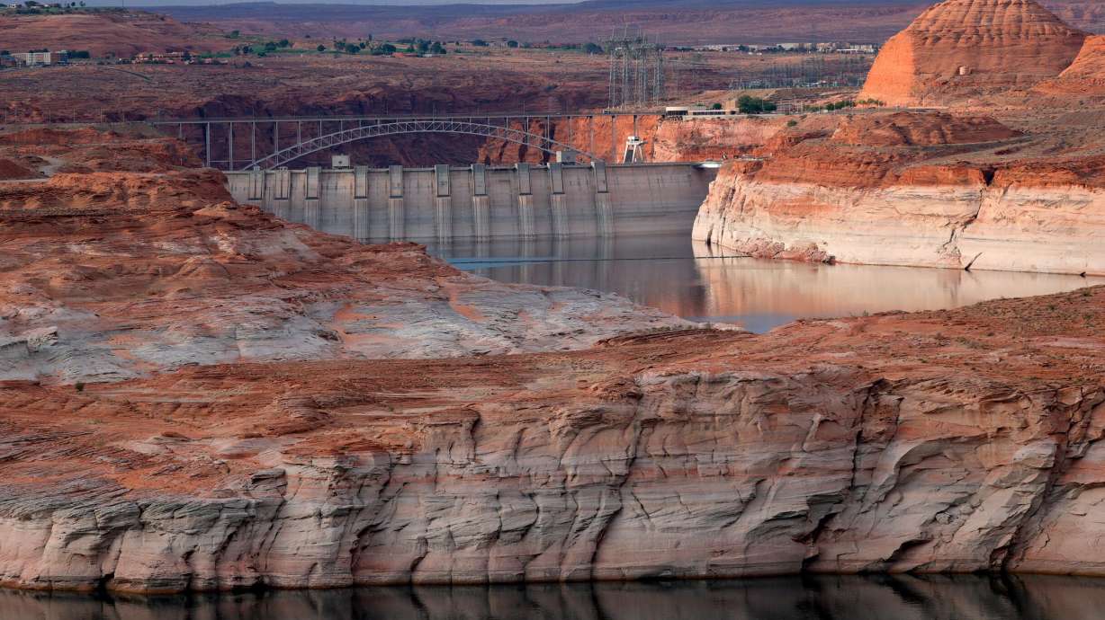 Severe drought threatens the water flow through the Colorado River Basin, which feeds two of its biggest reservoirs — Lake Powell and Lake Mead.