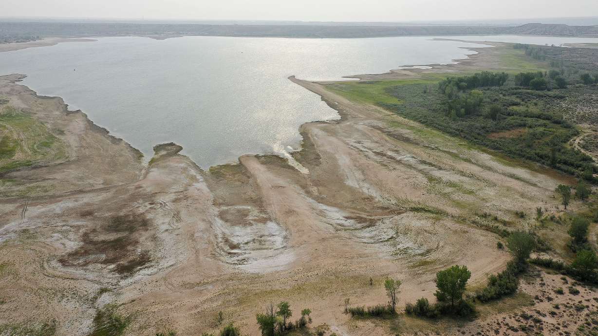 Low water levels are pictured at Starvation Reservoir in Duchesne County on Aug. 9. The reservoir is located within the general area of the Uintah-Ouray Reservation. The Ute Indian Tribe of the Uintah and Ouray Reservation filed a lawsuit against the Department of Interior in 2018 over water rights. The lawsuit was expanded to include Utah entities last year.