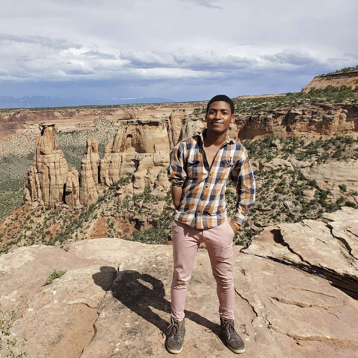 This undated photo provided by David Robinson shows his son, Daniel Robinson, in Arizona. The 24-year-old geologist went missing from a field site outside of Phoenix in June 2021.