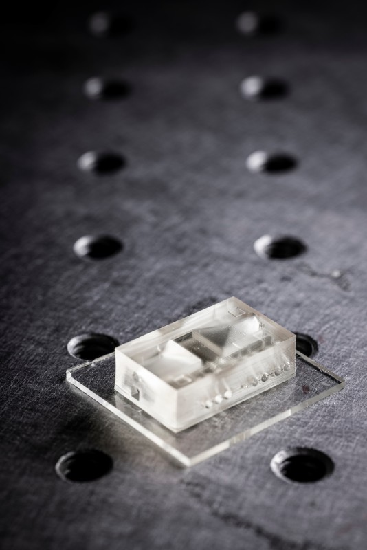 BYU researchers can 3D print microfluidic devices with components smaller than ever before.