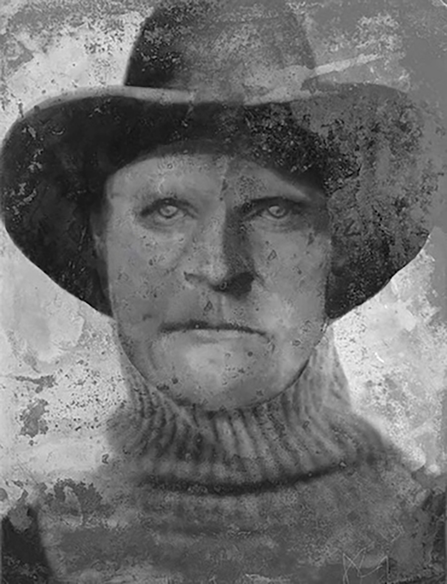 Composite image of what Joseph Henry Loveless may have looked like.