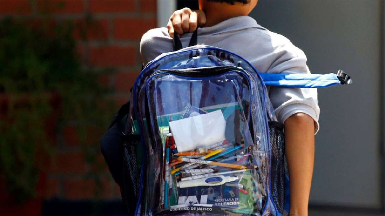 Students at Jefferson School District's 251 secondary schools in Idaho can now have clear backpacks after the district initially banned all bookbags last month.
