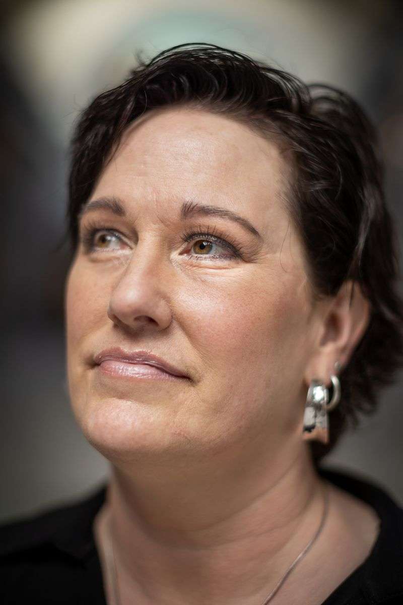 Sharon Weeks poses for a portrait at the Capitol in
Salt Lake City on Sept. 15. Weeks’ sister, Brenda
Lafferty, and Brenda’s 15-month-old daughter, Erica, were killed by
brothers Ron and Dan Lafferty, Brenda’s brothers-in-law, in
1984.