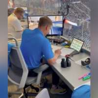 Have You Seen This? Guy in NFL booth goes bonkers on air drums