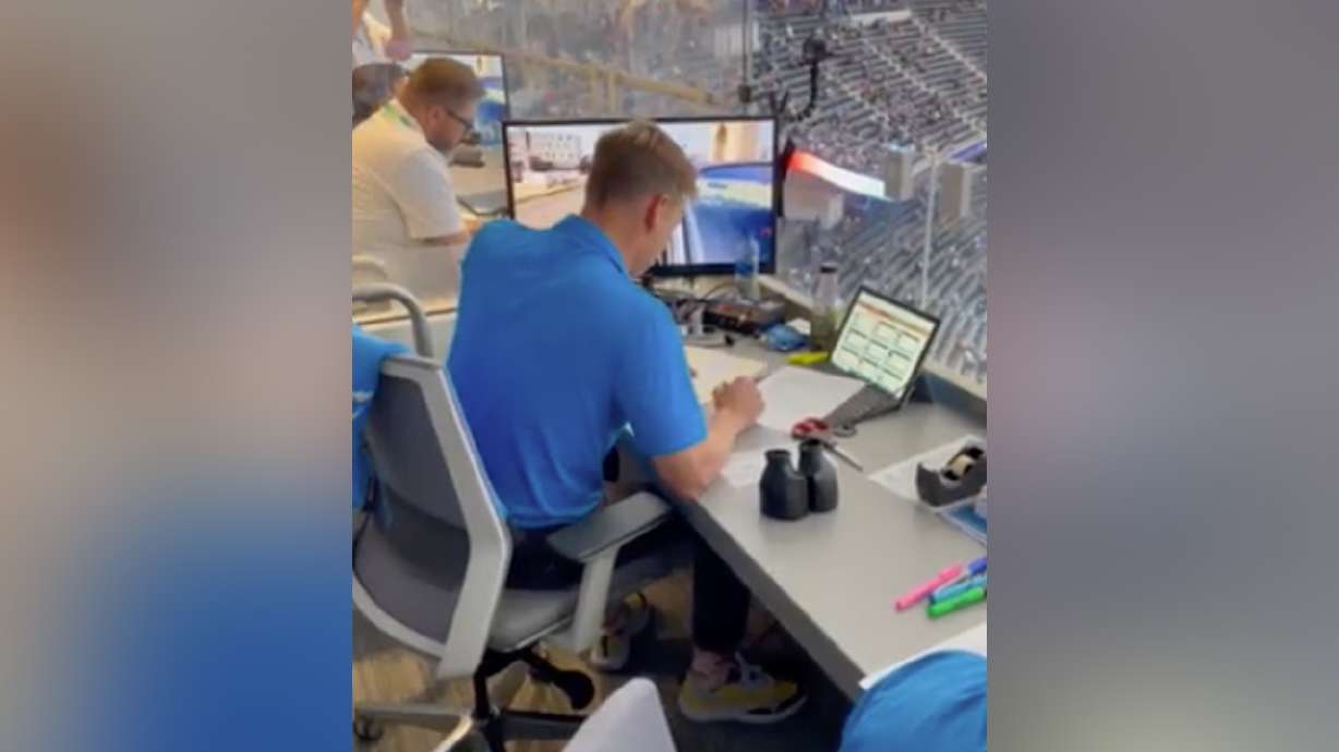 Have You Seen This? Guy in NFL booth goes bonkers on air drums