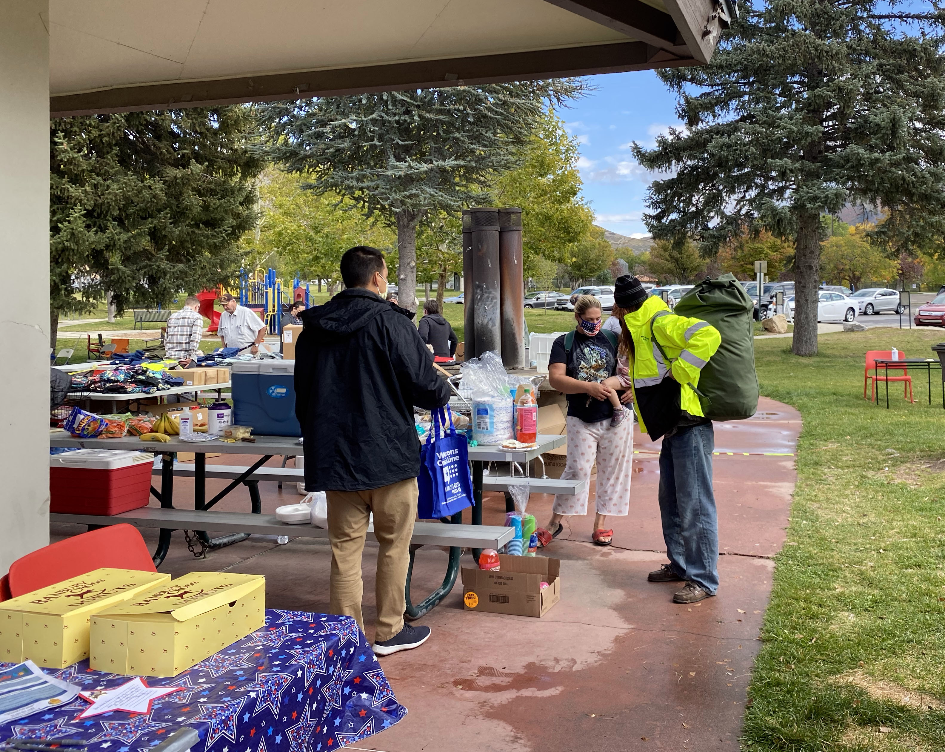 Veterans Affairs held its annual "stand down" event on Wednesday in Salt Lake City.