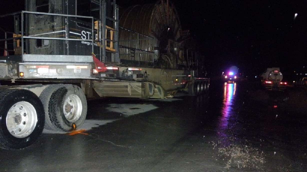 A Colorado man died early Wednesday after being hit by a semitrailer on state Route 87 in Duchesne, troopers said.