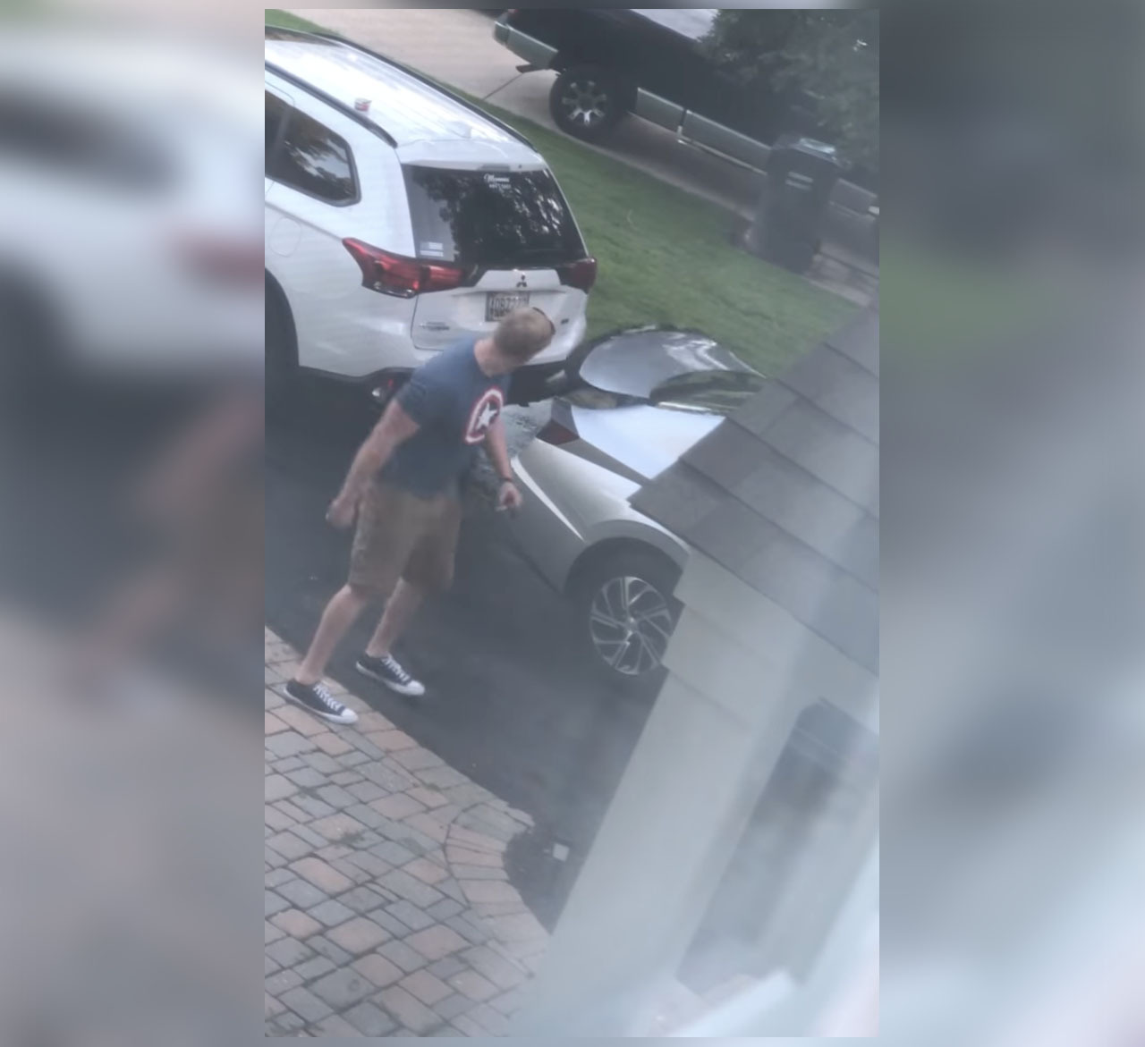 Bailey Cole pranks her husband, Anthony Cole, by opening the trunk every time he walks away.