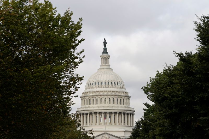 The U.S. Capitol is seen as Senate Democrats and Republicans sought to reach an agreement on to avert a debt crisis in Washington, D.C., Thursday
