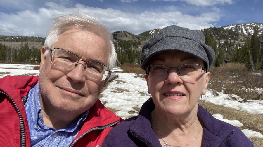 Peggy and Tim Huffaker both enjoy traveling together. She says they still have many more places they want to visit now that her treatment for breast cancer is over.