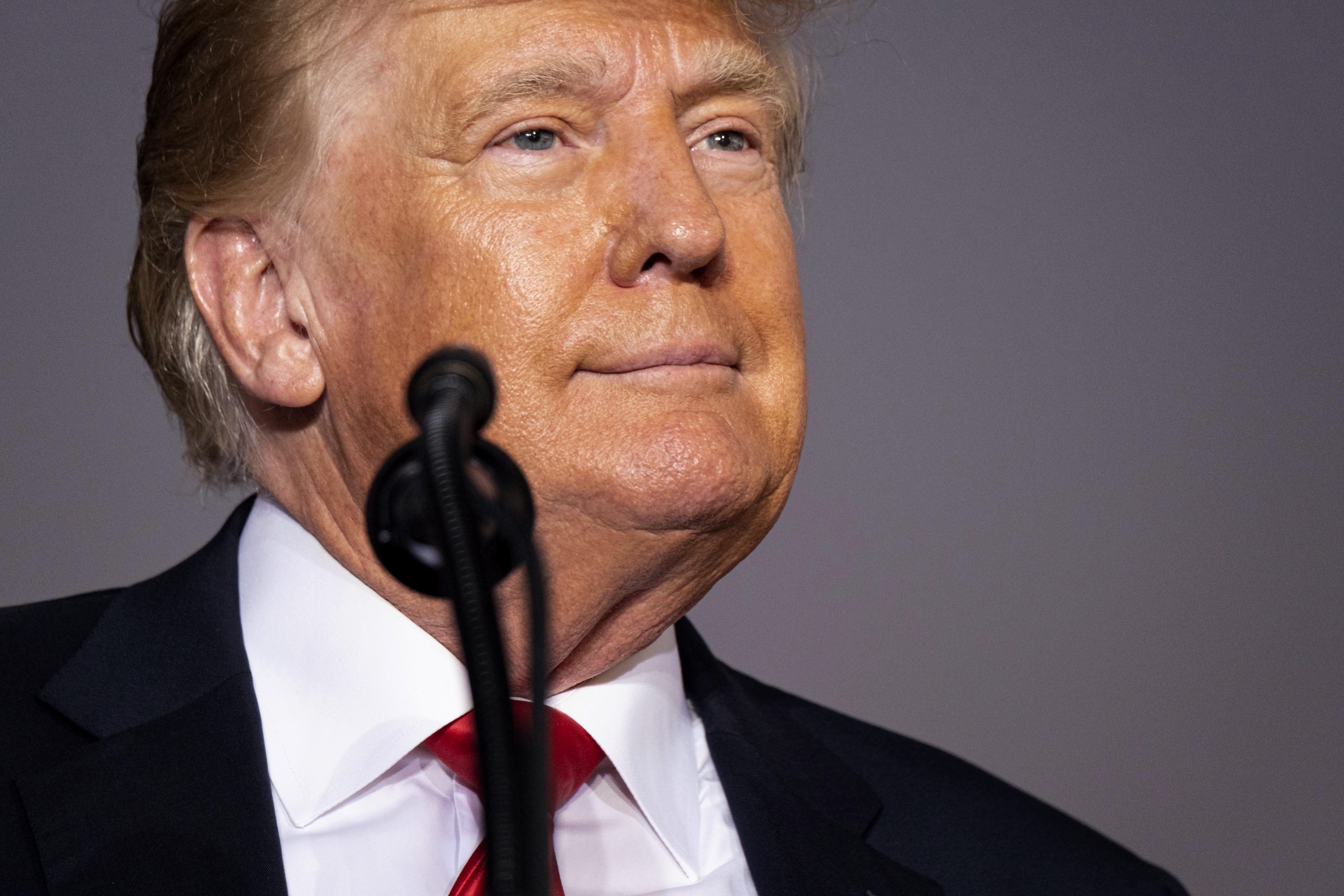 Former President Donald Trump speaks during his "Save America" rally in Perry, Georgia, on Sept. 25.