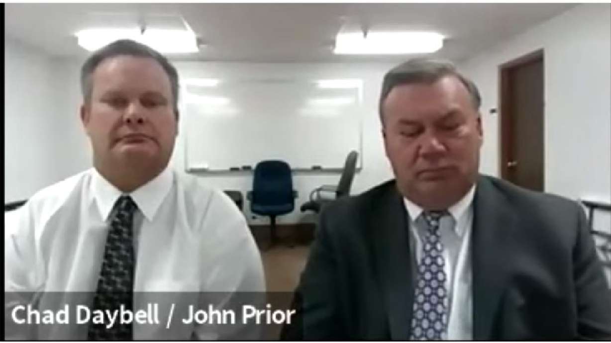 Chad Daybell appears during a court hearing.