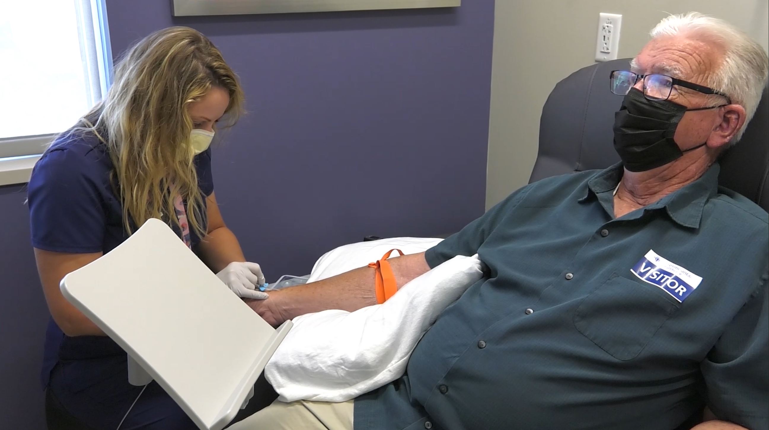 Instead of driving to Salt Lake for every infusion appointment every three weeks, Frank Severson receives treatment at Heber Valley Hospital just four miles from his home.
