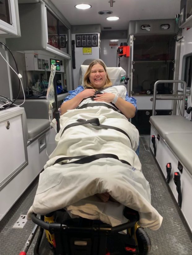 Erika Merrill thought she was having a stroke when she couldn’t feel her hands and was slurring her words. Instead, she was diagnosed with metastatic stage 4 cancer. She is undergoing treatment and is determined to preserve her quality of life.