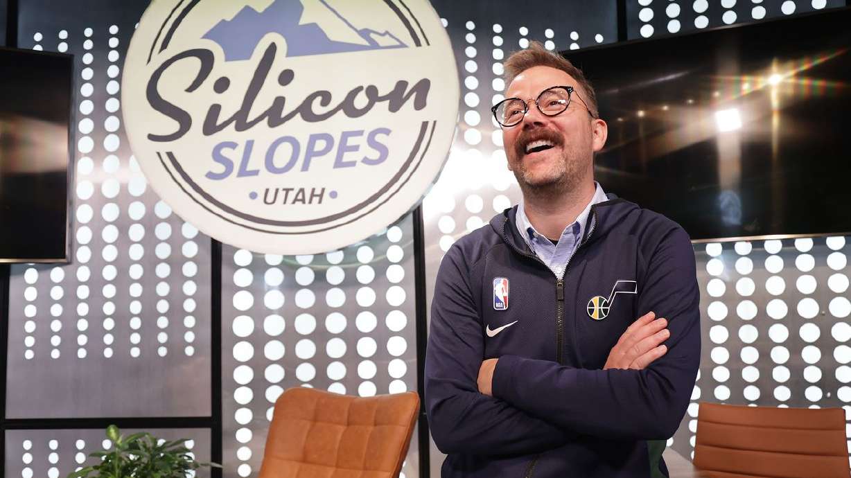 Silicon Slopes Executive Director Clint Betts talks
about the upcoming Silicon Slopes Summit event in Lehi on Friday,
Oct. 8, 2021.