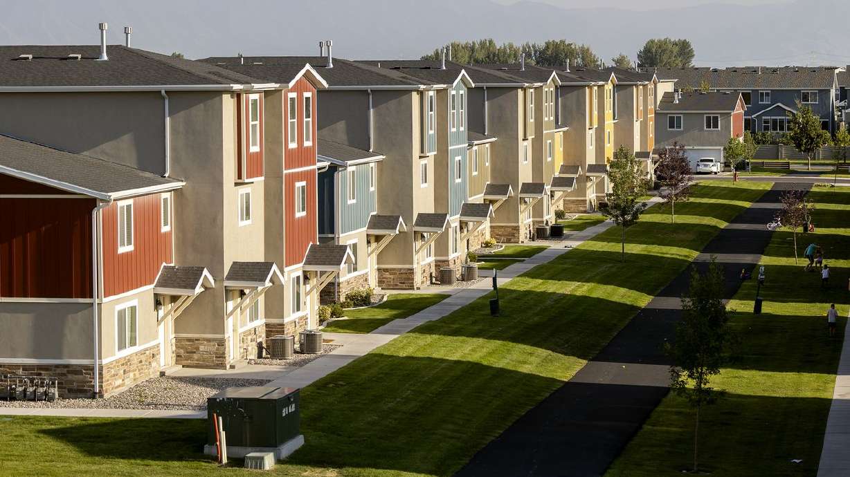 New housing in Vineyard is pictured on Wednesday, Aug. 11. Utah is currently facing a "severe imbalance” in its housing market, according to a recent study.