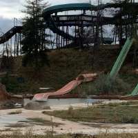 Demolition begins at abandoned Raging Waters/Seven Peaks water park
