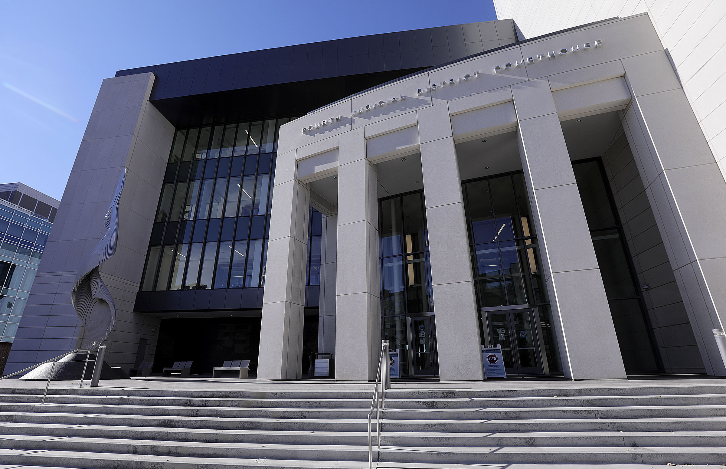 The 4th District Courthouse in Provo is pictured on Thursday, Nov. 12, 2020.