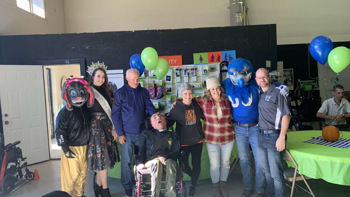 Reese Thorne and his family received a wheelchair accessible van that will help his mom transport him. The van was given during a Compassion Mobility event on Saturday.