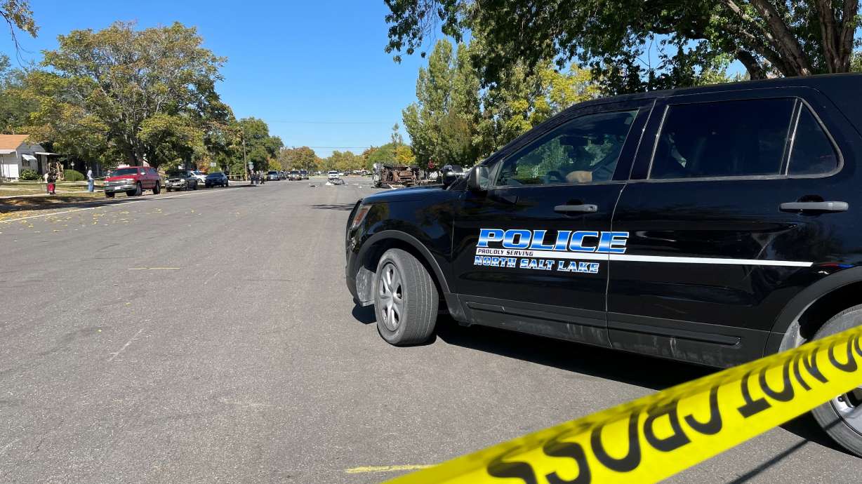 One woman died and others were injured in a car crash near 1200 West and 500 North in Salt Lake City on Saturday.