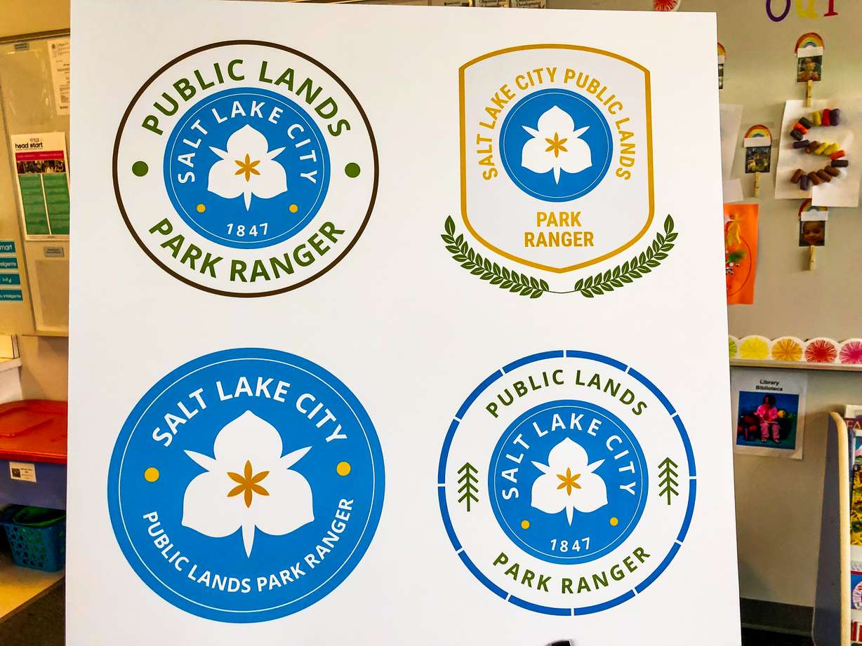 Possible designs for the Salt Lake City Public Lands Park Ranger program unveiled in October when Salt Lake City Mayor Erin Mendenhall proposed using $3.9 million in federal funds to get the program started to addressing visitation at city parks.