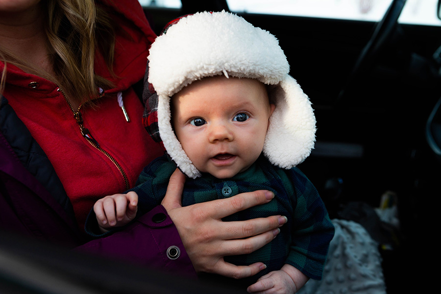 He just barely turned 1 but Briggs Darrington has already been on 45 flights, is collecting a paycheck every month and travels to places a lot of people only dream of.