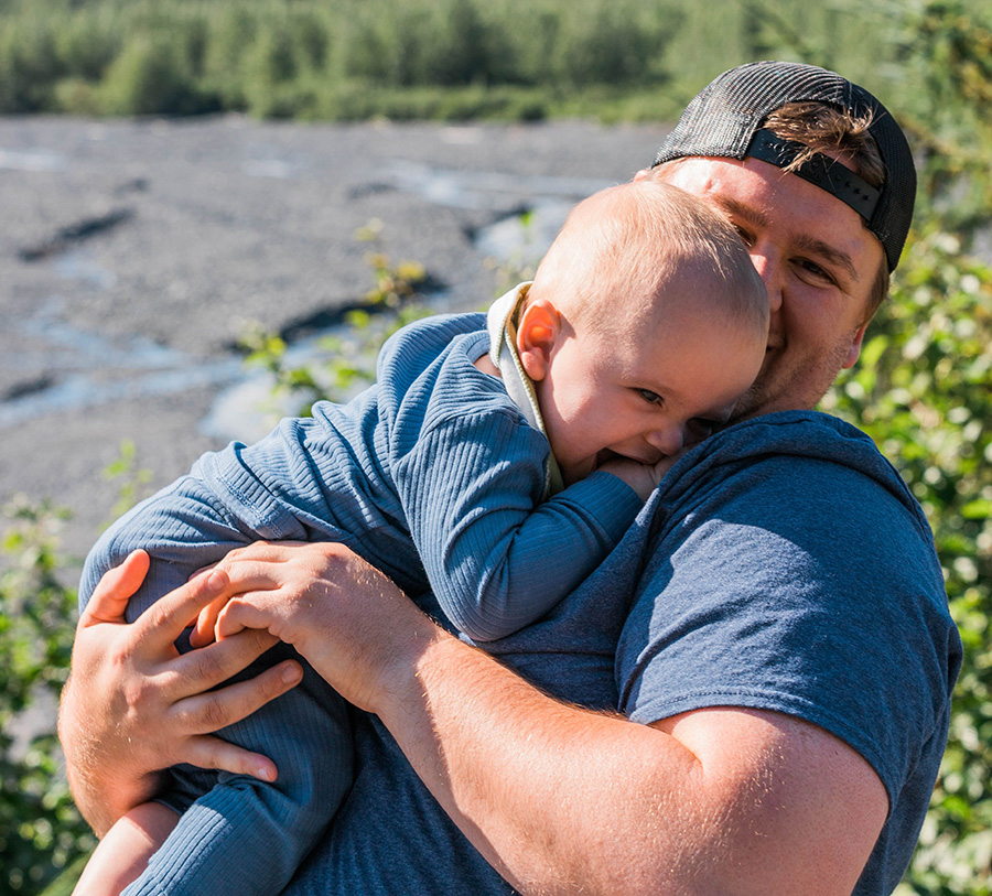 Steve Darrington and his son Briggs Darrington.