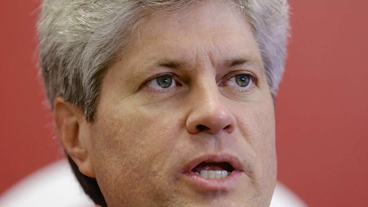 U.S. Rep. Jeff Fortenberry, R-Neb., speaks in Lincoln, Neb., on May 14, 2014. A federal grand jury on Tuesday indicted Fortenberry, accusing him of lying to the FBI and concealing information from federal agents who were investigating campaign contributions funneled to him from a Nigerian billionaire.