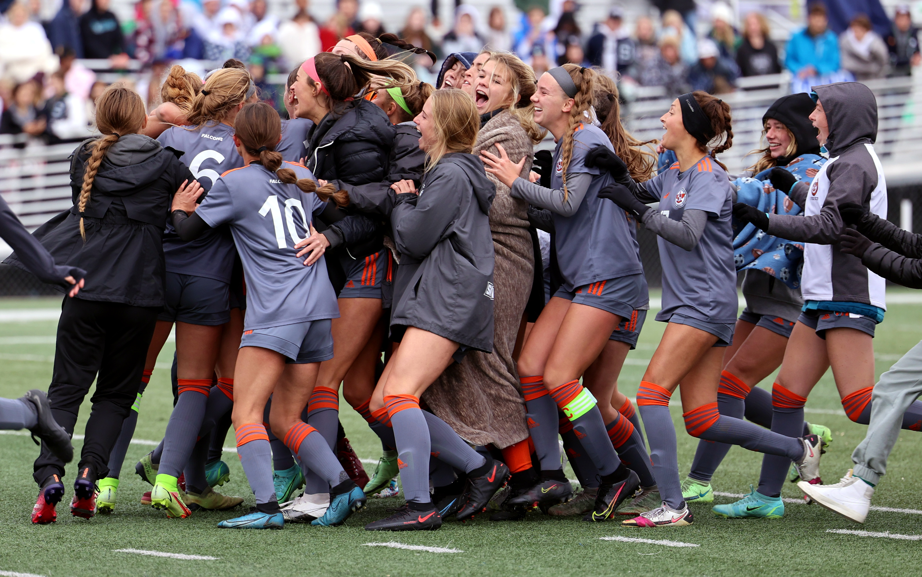 Syracuse and Skyridge play in the 6A soccer semifinals at Juan Diego Catholic High School in Draper on Tuesday, Oct. 19, 2021. Skyridge won in a shootout.