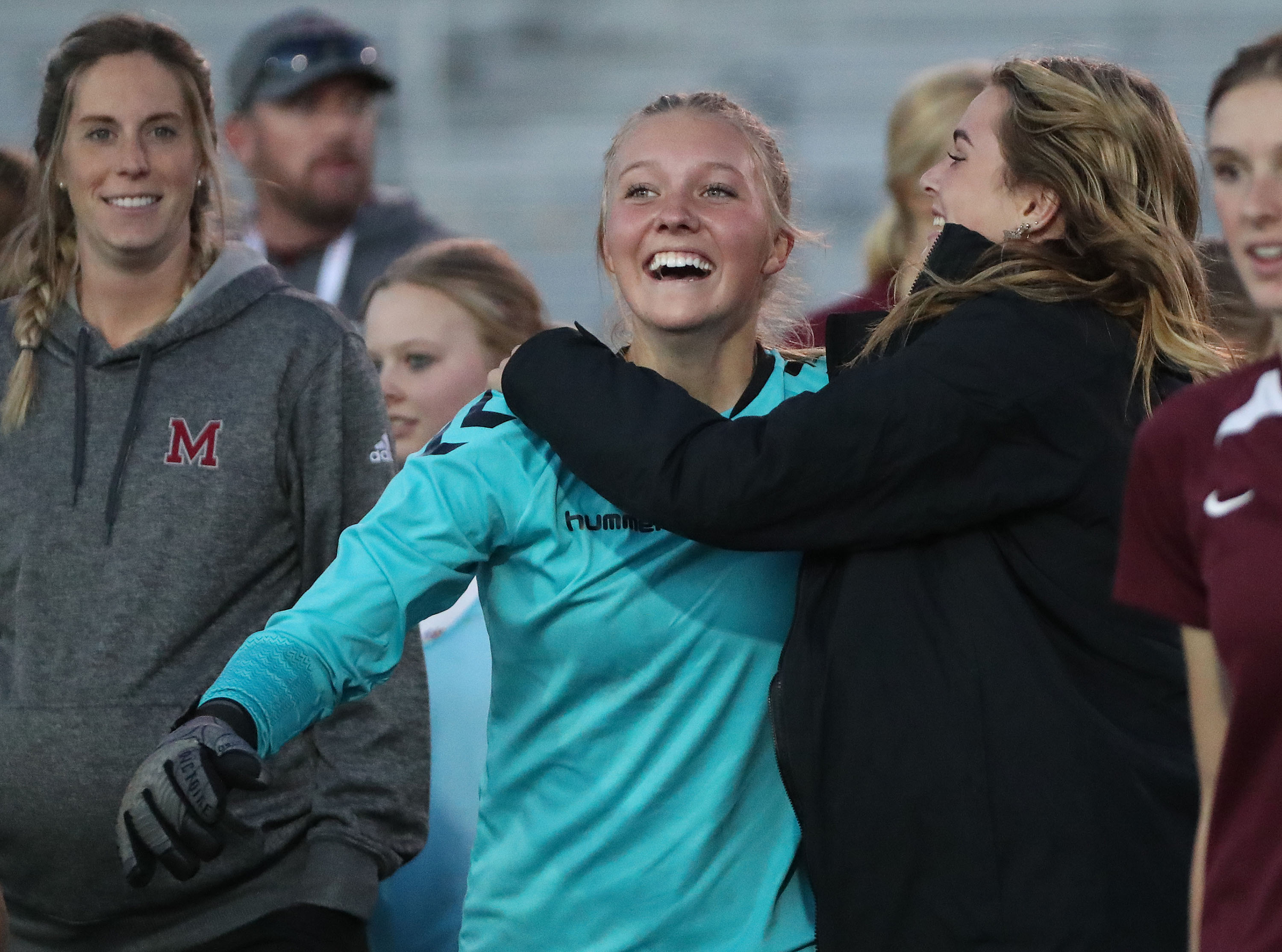 Morgan and RSL Academy play in the 3A girls soccer semifinals in Sandy on Thursday, Oct. 21, 2021. Morgan won 2-1.
