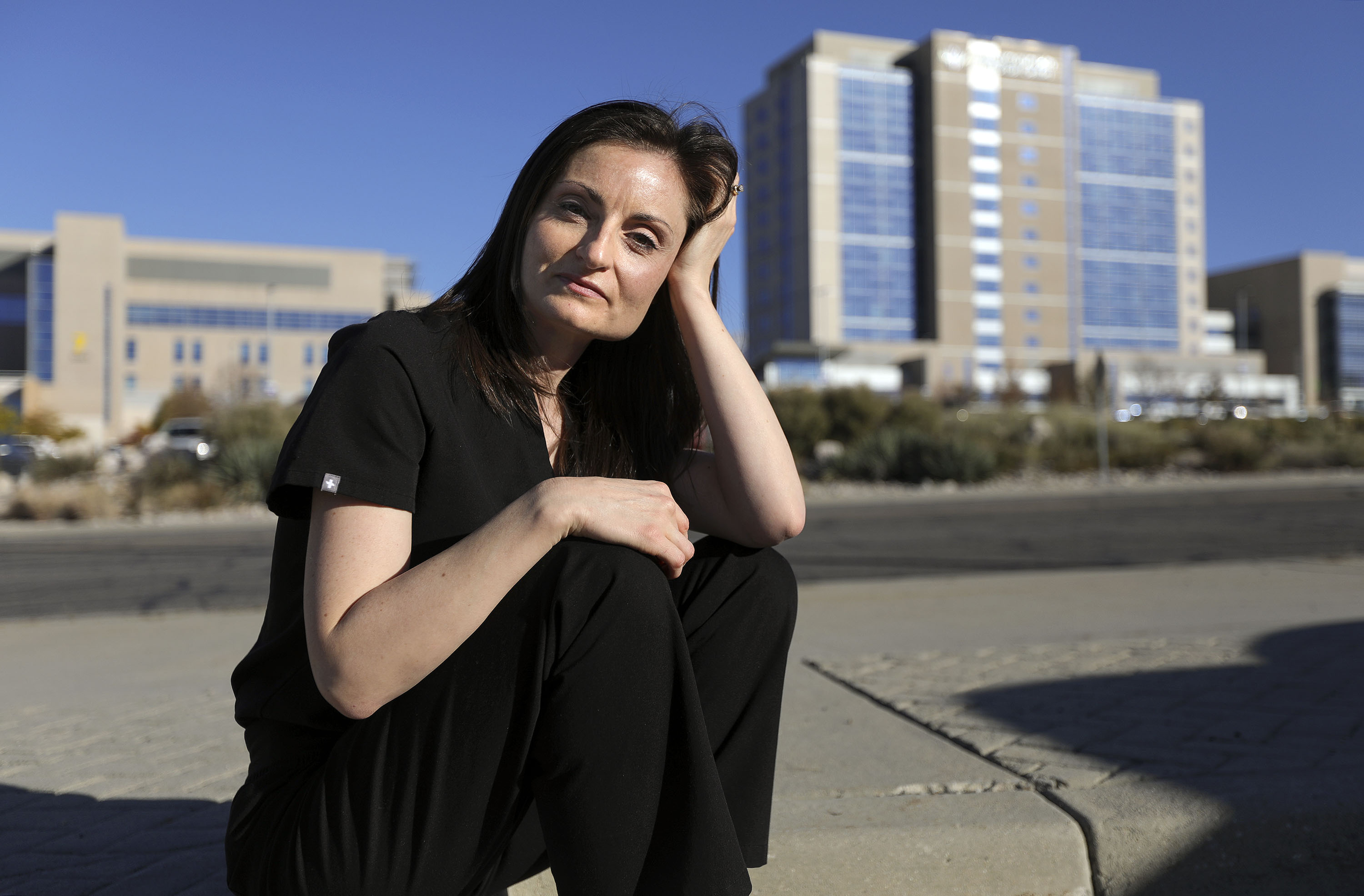Melissa Peng, a critical care clinical pharmacist at Intermountain Medical Center, poses for a portrait near Intermountain Medical Center in Murray on Thursday.