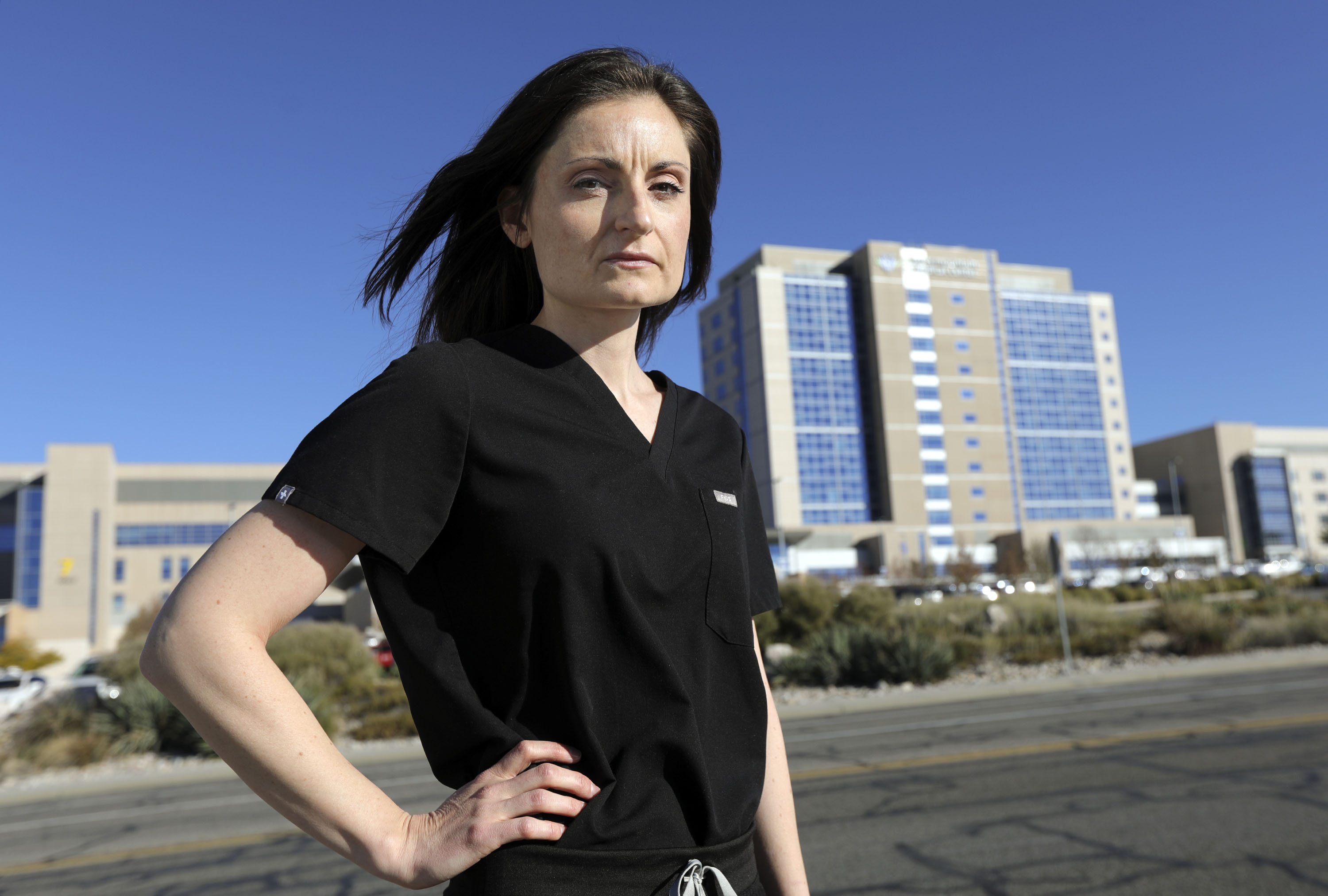 Melissa Peng, a critical care clinical pharmacist at Intermountain Medical Center, poses for a portrait near Intermountain Medical Center in Murray on Thursday.