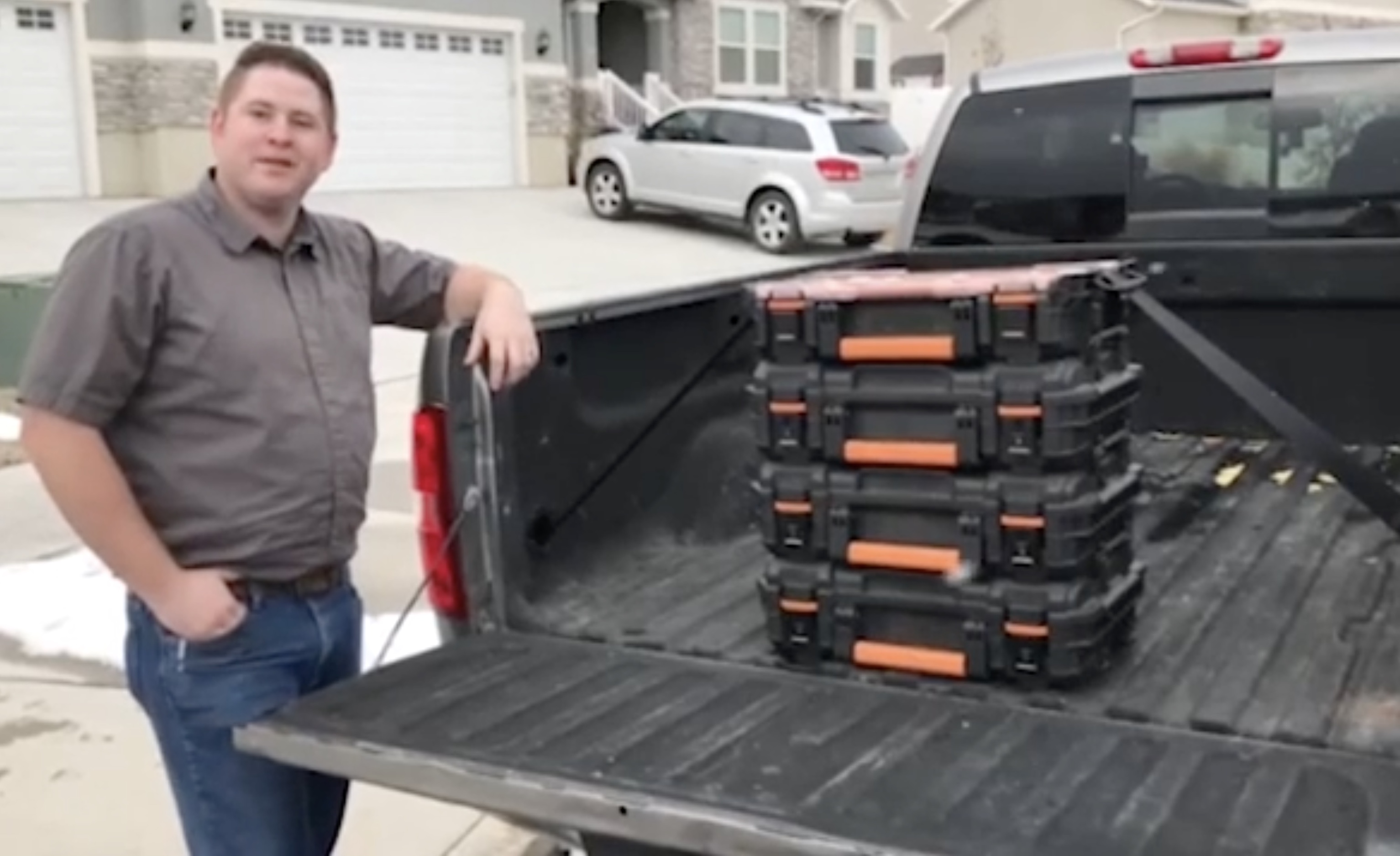 Adam Stock, a BYU-I student, earned $25,000 at a competition for his motorized truck strap, which qualifies him to be a contestant on an ESPN game show.