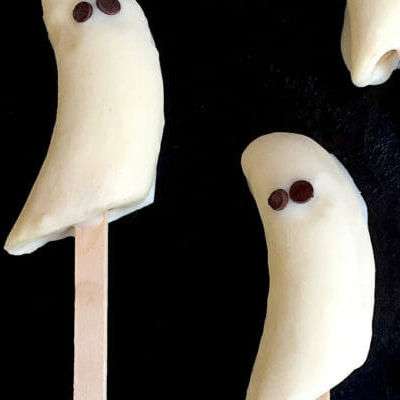 "BooNana Ghost Pops from Mom's Kitchen Handbook