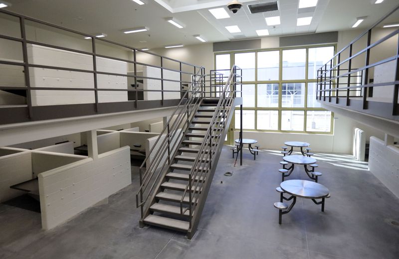 A dorm room is pictured in the men’s general population building at the new Utah State Prison in Salt Lake City on
Thursday, Oct. 21.