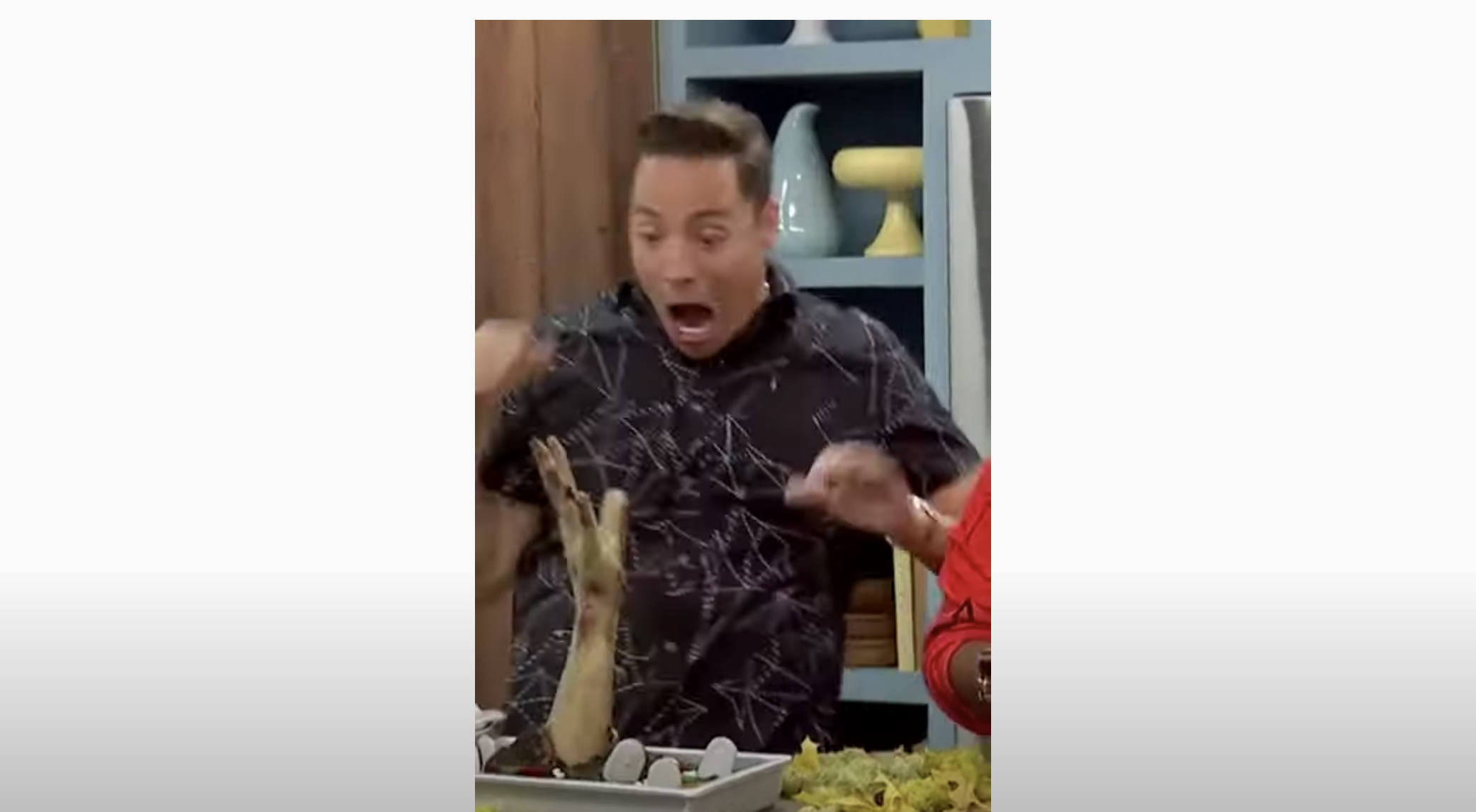 Being pranked is one thing. Being pranked while taping a TV show is another thing entirely.