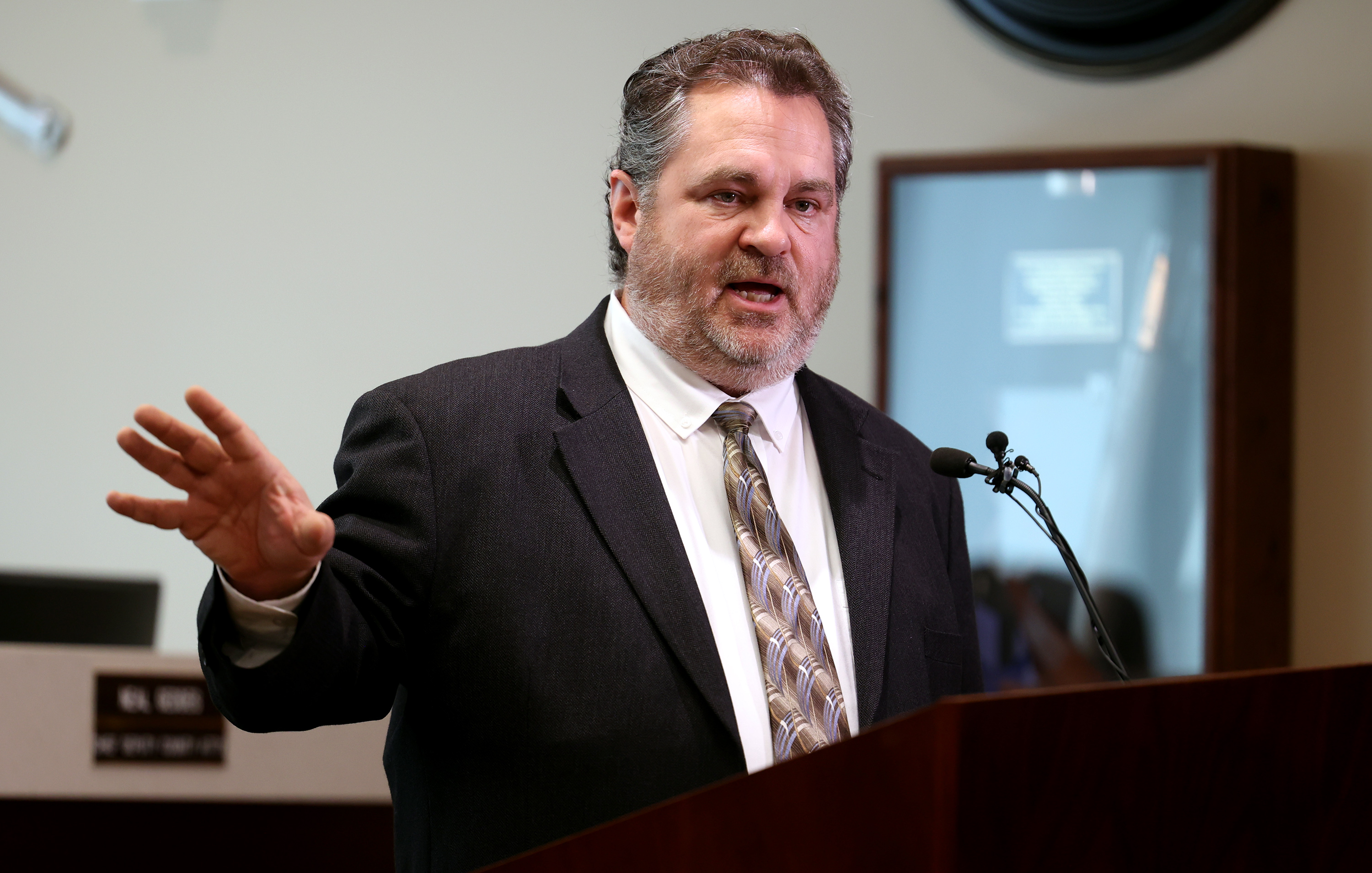 Davis County Attorney Troy Rawlings announces the creation of a Conviction Integrity Unit during a press conference at the Davis County Administration Building in Farmington on Monday, Nov. 1, 2021.