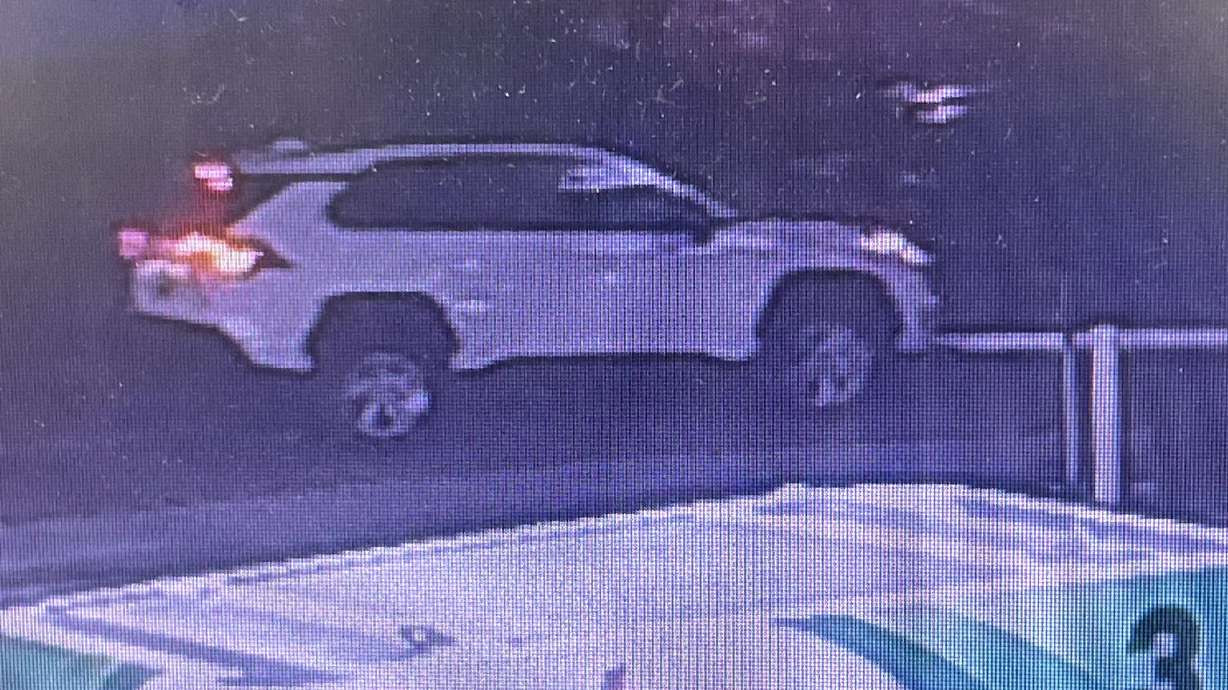 Police said this vehicle was involved in a hit-and-run Friday that killed a 66-year-old woman in Millcreek.