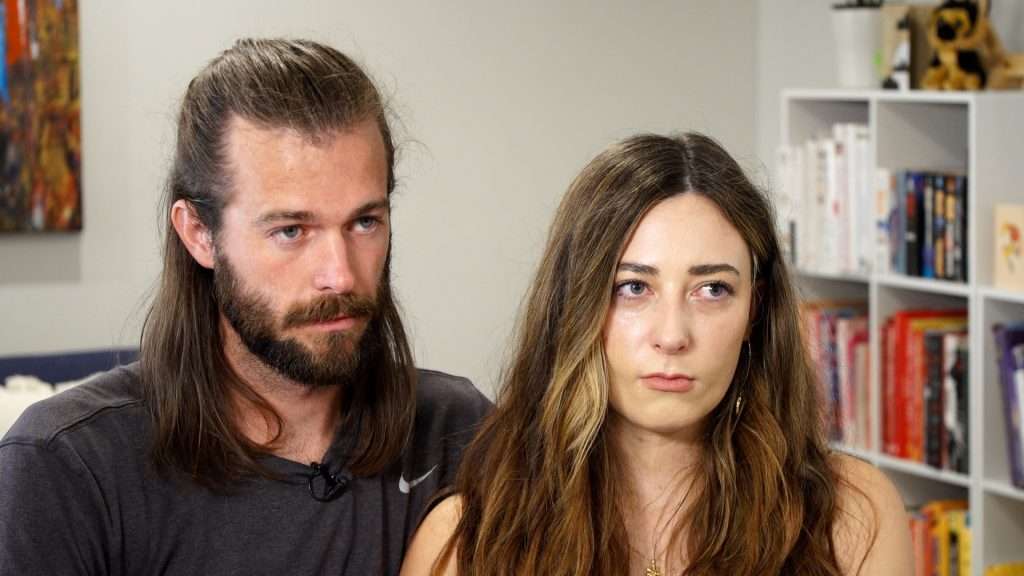 Ashley Stone and Lane Lawrence are pushing for greater state oversight of dog training facilities after the death of their dog Bear.