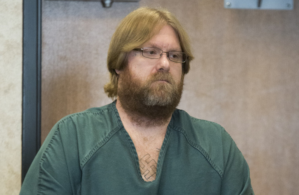 Jerrod Baum appears for a hearing in Provo on April 26, 2018. Baum is serving a life sentence for killing Riley Powell, 18, and Brelynne “Breezy” Otteson, 17, in 2017 and was sentenced Tuesday for attempting to access child pornography.