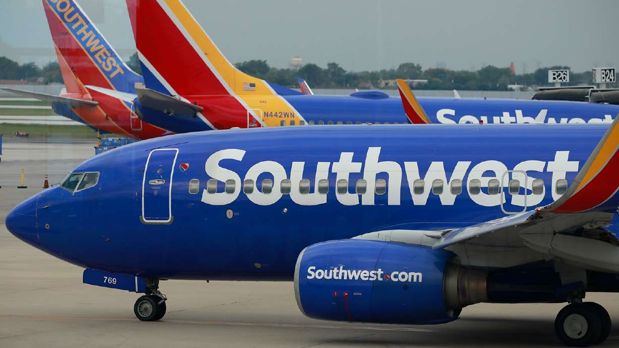A Southwest Airlines employee was taken to a Dallas hospital after being assaulted by a passenger at Love Field Airport, according to the airline, pictured here in Chicago on October 11.
