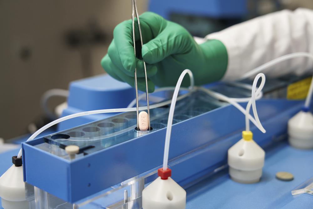 This image provided by Pfizer shows its COVID-19 pill. Drugmaker Pfizer said Tuesday, it is submitting its experimental pill for U.S. authorization, setting the stage for a likely launch in coming weeks.