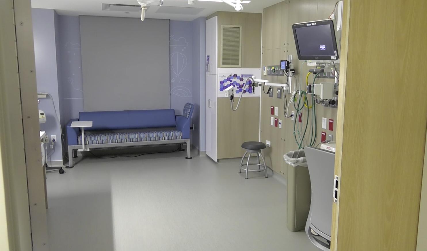 A new newborn intensive care unit was unveiled Tuesday at Primary Children's Hospital in Salt Lake City. The new rooms are private and provide more space for parents and patients.