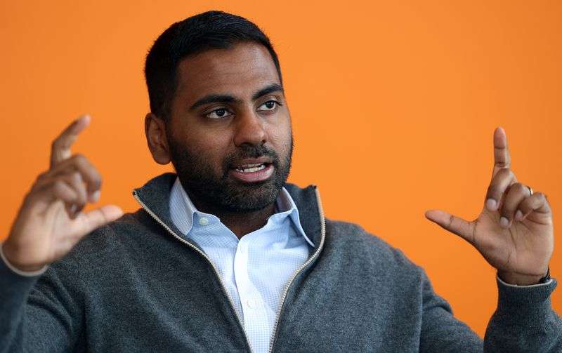Misfits Market CEO Abhi Ramesh talks about his company,
how he came up with the idea and what it is doing as it moves into
Utah during an interview at the company’s warehouse and
distribution facility in West Jordan on Nov. 15.