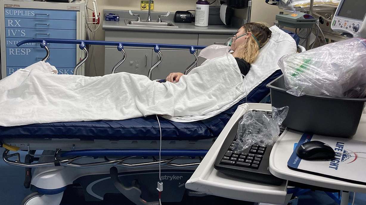 Michael and Ashlyn Hansen’s five children and a relative are miraculously alive after a pipe from their furnace in their Rexburg home broke off and emitted invisible gas throughout their home, causing them to become sick with carbon monoxide poisoning.