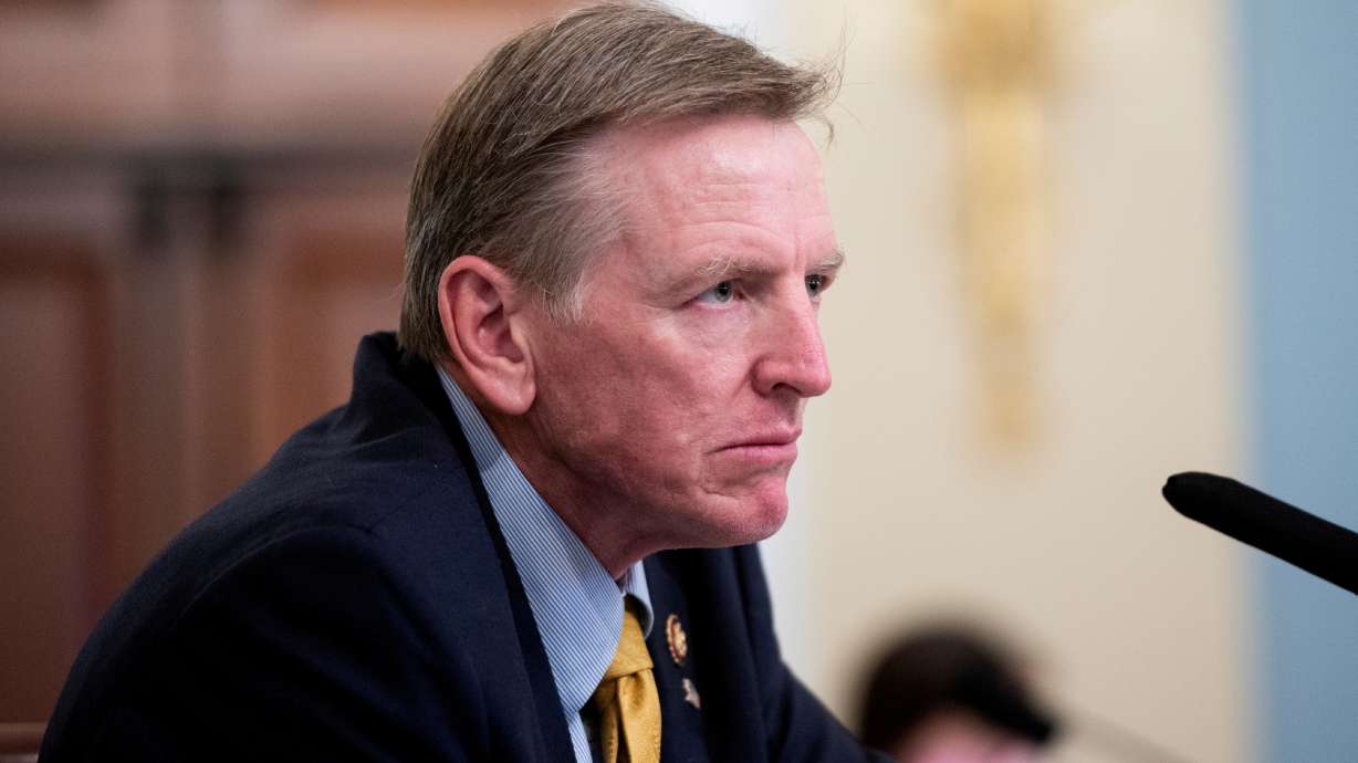 Rep. Paul Gosar, R-Arizona, at a hearing on Capitol Hill in Washington, on July 28, 2020. Gosar was censured by the U.S. House of Representatives on Wednesday.