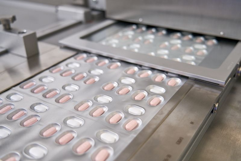 Paxlovid, Pfizer's coronavirus pill, is seen manufactured in Ascoli, Italy. The company has signed a $5.29 billion deal with the U.S. government to deliver 10 million courses of the drug starting this year, the drugmaker said on Thursday.